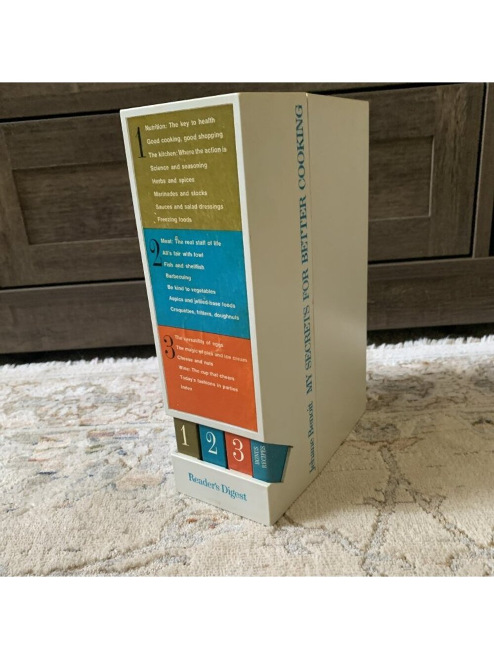Reader's Digest Jehane Benoit My Secrets For Better Cooking 1969 Box Set Canada